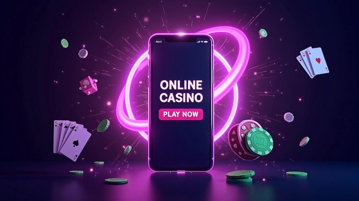 Pengguna membaca syarat referral lewat mobile